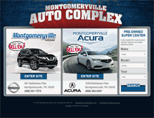 Tablet Screenshot of montgomeryvillecars.com